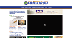 Desktop Screenshot of correiodovale.com
